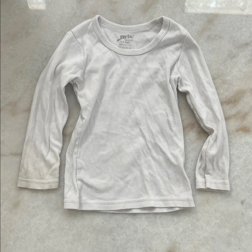 Carter's Classic White Long Sleeve Tee